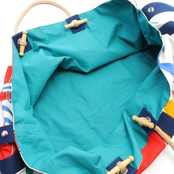 HERMES Beach Bag Le Chandsi Girl Tote Multicolor - Picture 3 of 7